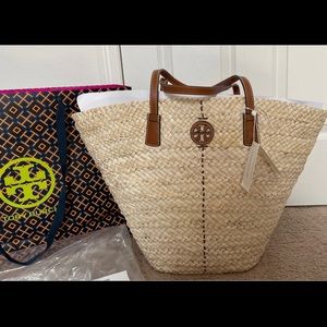 Tory Burch Straw Tote